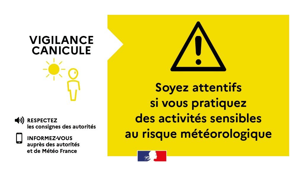 Canicule - Vigilance météo jaune