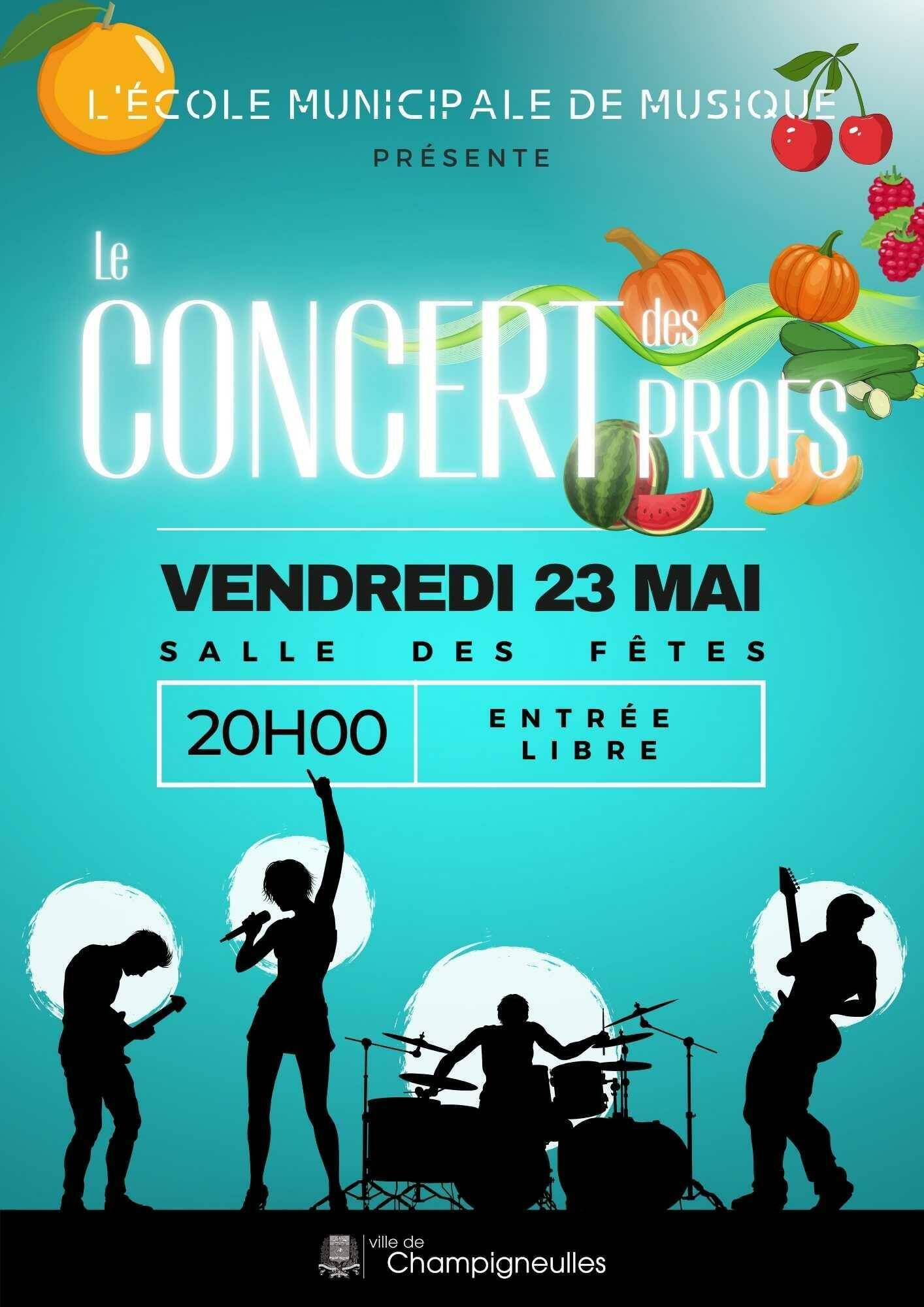 Concert des profs - 23 mai - 20h
