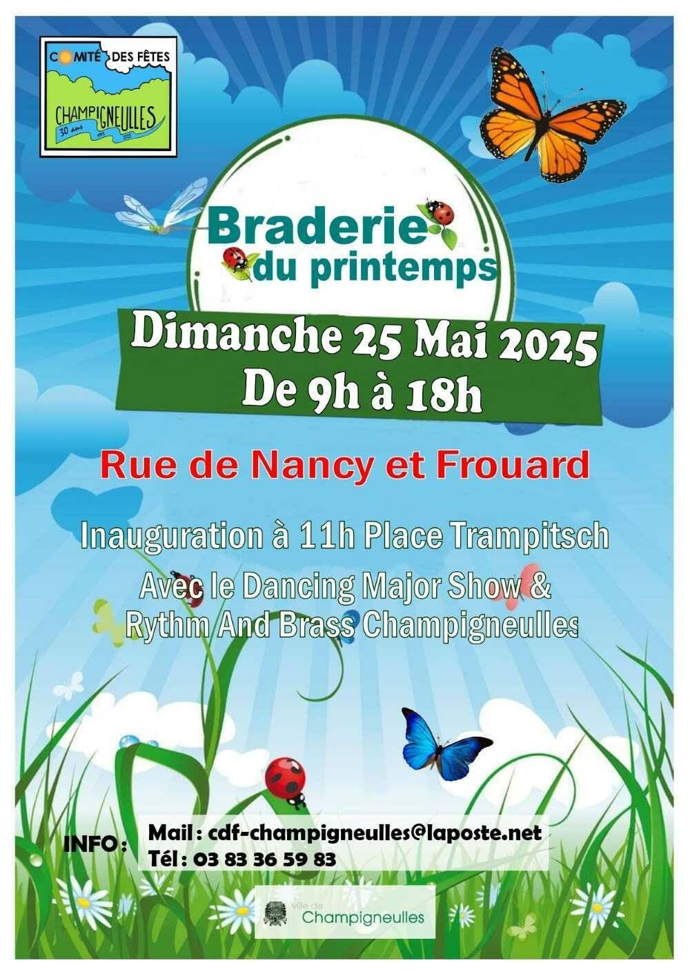 Braderie du 25 mai 2025 : fermetures de rues
